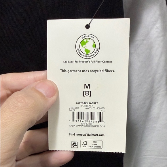 Athletic Works Black and Gray Kids Hoodie - Picture 3 of 8